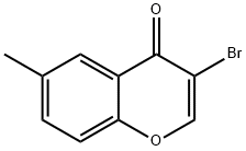3-ブロモ-6-メチルクロモン 臭化物 化学構造式