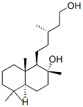 ラブダン-8,15-ジオール 化学構造式