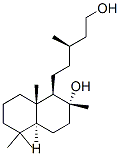 (13R)-ラブダン-8,15-ジオール 化学構造式