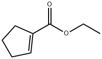 1-环戊烯-1-甲酸乙酯, 10267-94-4, 结构式