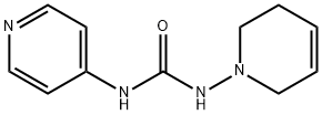 N-[[(1,2,5,6-テトラヒドロピリジン)-1-イルアミノ]カルボニル]-4-ピリジンアミン 化学構造式