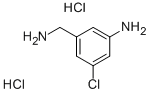 3-(氨基甲基)-5-氯苯胺二盐酸盐 结构式