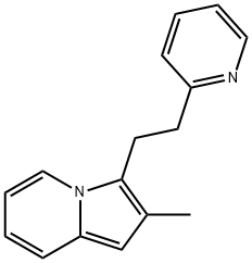 2-Methyl-3-(2-pyridin-2-yl-ethyl)-indolizine 结构式