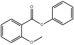 2-甲氧基苯甲酸苯酯, 10268-71-0, 结构式