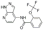BenzaMide,N-1H-pyrazolo[3,4-b]pyridin-4-yl-2-(trifluoroMethoxy)- Structure