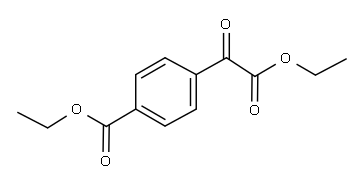 4-(2-乙氧基-2-氧代乙酰基)苯甲酸乙酯, 102697-43-8, 结构式