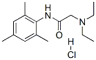 2-(diethylamino)-N-(2,4,6-trimethylphenyl)acetamide monohydrochloride Struktur