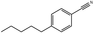 4-PENTYLBENZONITRILE Struktur