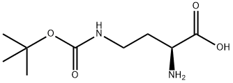 H-DAB(BOC)-OH Structure