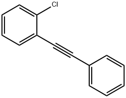1-フェニル-2-(2-クロロフェニル)エチン 化学構造式