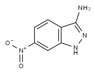 6-硝基-3-氨基-1H-吲唑, 1027259-01-3, 结构式