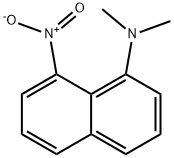 N,N-ジメチル-8-ニトロ-1-ナフタレンアミン 化学構造式