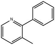 3-メチル-2-フェニルピリジン 化学構造式
