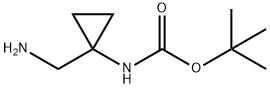 1-氨甲基-1-(BOC-氨基)环丙烷, 1027338-34-6, 结构式