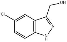 5-氯-3-羟甲基-1H-吲唑, 102735-90-0, 结构式