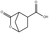 (1R,4R,5S)-3-oxo-2-oxabicyclo[2.2.1]heptane-5-carboxylic acid 化学構造式