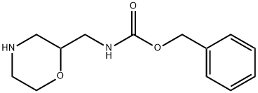 2-N-CBZ-胺甲基吗啉 结构式