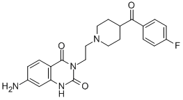 7-aminoketanserin Struktur