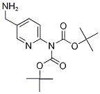 5-氨基乙基-2-(N,N-二叔丁氧羰氨基)吡啶, 1027511-51-8, 结构式