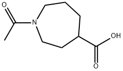 1-乙酰基高哌啶-4-羧酸, 1027511-94-9, 结构式