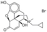 N-Methyl 7,8-didehydronaltrexone Bromide  Structure