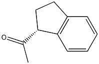Ketone, 1-indanyl methyl, (R)-(-)- (8CI) Structure