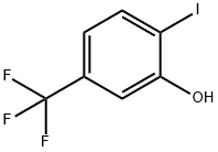 2-碘-5-三氟甲基苯酚 结构式
