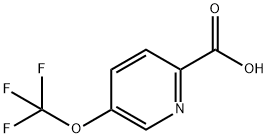 5-(TRIFLUOROMETHOXY)PYRIDINE-2-CARBOXYLIC ACID Struktur