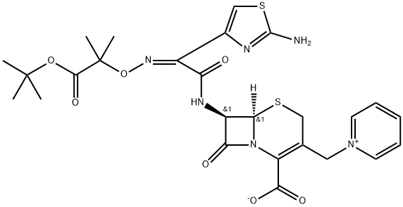 セフタジジムT-ブチルエステル 化学構造式