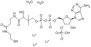 コエンザイムA、酸化型 リチウム塩 化学構造式