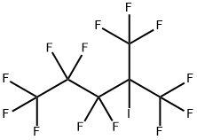 よう化ヘプタフルオロ-1,1-ビス(トリフルオロメチル)ブチル 化学構造式
