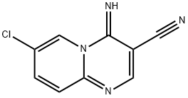 3-Cyano-4-imino-7-chloro-4H-pyrido[1,2-a]-pyrimidine Structure