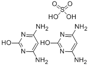 4,6-DIAMINO-2-HYDROXY-PYRIMIDINE HEMISULFATE SALT Struktur