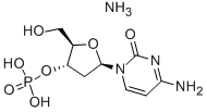 2'-DEOXYCYTIDINE 3'-MONOPHOSPHATE AMMONIUM SALT Structure