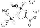 2,3-DIPHOSPHO-D-GLYCERIC ACID PENTASODIUM SALT Struktur