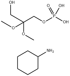 DIHYDROXYACETONE PHOSPHATE DIMETHYL KETAL DI(MONOCYCLOHEXYLAMMONIUM) SALT: MONOHYDRATE 结构式