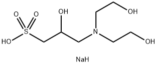 3-[N,N-双(2-羟乙基)氨基]-2-羟基丙磺酸单钠盐,102783-62-0,结构式
