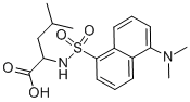 DANSYL-DL-LEUCINE CYCLOHEXYLAMMONIUM SALT Structure