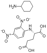 N-2,4-DNP-L-GLUTAMIC ACID DI(MONOCYCLOHEXYLAMMONIUM) SALT Structure