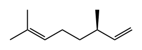 (-)-BETA-CITRONELLENE 化学構造式