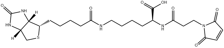 N-(3-MALEIMIDOPROPIONYL)BIOCYTIN Struktur