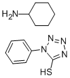 1-PHENYL-1H-TETRAZOLE-5-THIOL CYCLOHEXYLAMINE SALT Struktur