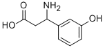 DL-3-氨基-3-(3-羟基苯基)丙酸 结构式