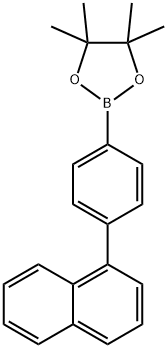4-(Naphthalene-1-yl)phenylboronic acid pinacol ester 化学構造式