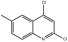 2,4-DICHLORO-6-METHYLQUINOLINE Structure