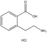 2-(2-アミノエチル)安息香酸塩酸塩 化学構造式