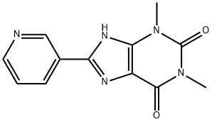 8-(3-Pyridyl)theophyline Struktur