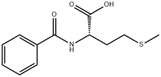 (S)-2-(ベンゾイルアミノ)-4-(メチルチオ)酪酸 化学構造式