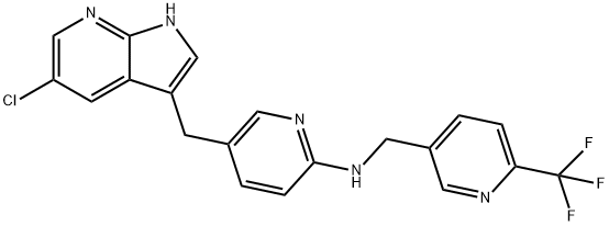 培西达替尼 结构式