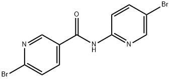 6-bromo-N-(5-bromopyridin-2-yl)nicotinamide Structure